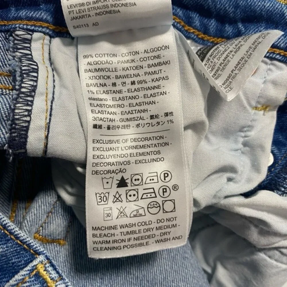 Levi's - Ribcage Short in Mid-wash Blue - 26 - CO Cambodia